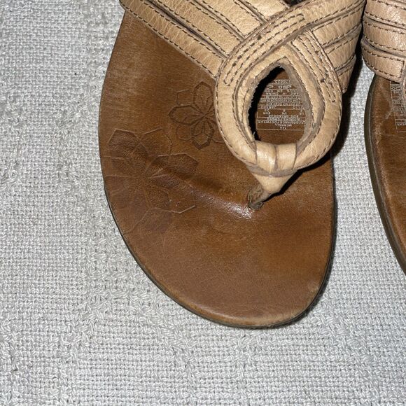 Merrell Women’s Casual Sandals Size 8 M Brown Leather Beach Cruise Island - Picture 8 of 12